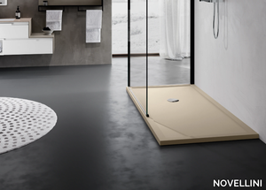 OLYMPIC PLUS - Shower tray reinforced with metal profiles _ NOVELLINI