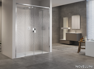 OPERA 2A - Niche shower cabin with sliding door _ NOVELLINI