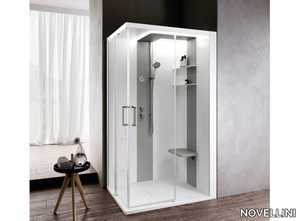 SKILL A - Multifunction corner shower cabin _ NOVELLINI