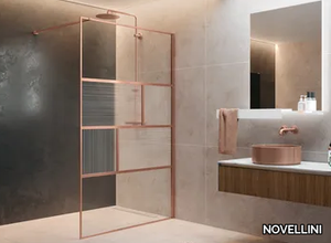 HC ART - Rectangular glass Walk in shower _ NOVELLINI