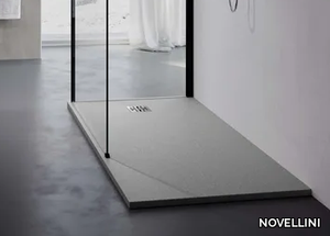 NOVOMATT - Mineralsolid anti-slip rectangular shower _ NOVELLINI