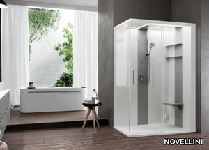 SKILL 2P - Multifunction corner shower cabin _ NOVELLINI