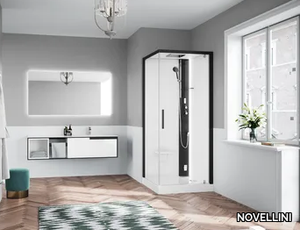 GLAX 1 2.0 G+F - Multifunction corner shower cabin _ NOVELLINI