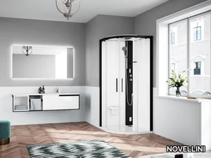 GLAX 1 2.0 R - Multifunction semicircular shower cabin _ NOVELLINI