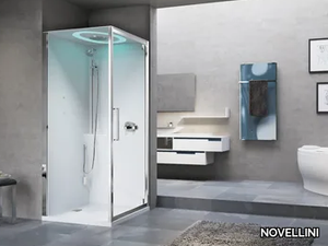 EON GF - Multifunction corner shower cabin _ NOVELLINI