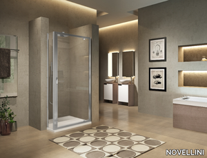 LUNES F SPECIAL 1/2/3/4/5 - Profile for niche rectangular shower cabin _ NOVELLINI