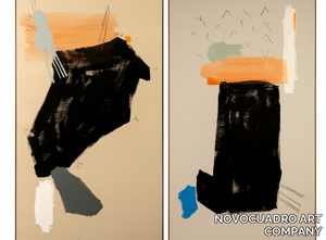 Vega I & II - Wooden Painting _ NOVOCUADRO ART COMPANY
