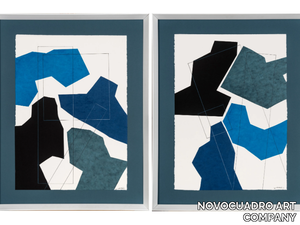 Al Andalus I & II - Paper Painting _ NOVOCUADRO ART COMPANY