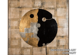 Crepúsculo amarillo - Wooden Painting _ NOVOCUADRO ART COMPANY