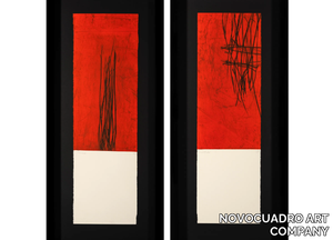 Díptico Rojo I & II - Engraving _ NOVOCUADRO ART COMPANY