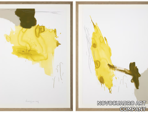 FLASH I & II - Paper Painting _ NOVOCUADRO ART COMPANY