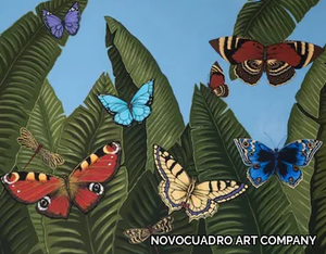 Mariposas de día - Canvas Painting _ NOVOCUADRO ART COMPANY