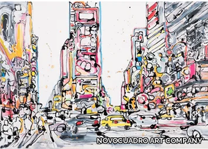 New York Five - Canvas Painting _ NOVOCUADRO ART COMPANY