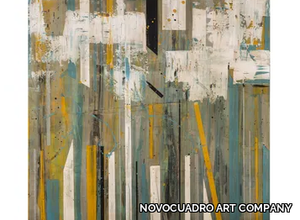 Puntas verdes - Wooden Painting _ NOVOCUADRO ART COMPANY