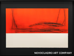 Rojo horizontal II - Engraving _ NOVOCUADRO ART COMPANY