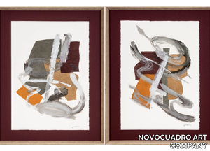 Juno I & II - Paper Painting _ NOVOCUADRO ART COMPANY