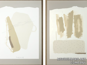 LIGHT CALM I & II - Paper Painting _ NOVOCUADRO ART COMPANY
