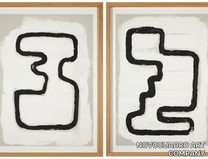 Road I & II - Paper Painting _ NOVOCUADRO ART COMPANY