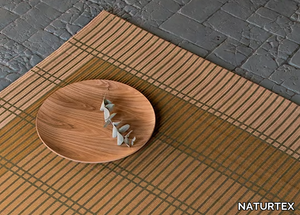 SHOJI - Rectangular wood fibre rug _ NATURTEX