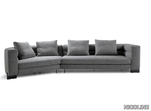 AURA - Sectional sofa with removable cover _ NICOLINE