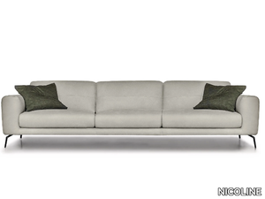 BORA - Sectional leather sofa _ NICOLINE