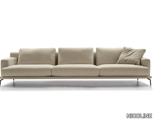 BOVISA - Sectional fabric sofa with removable cover _ NICOLINE