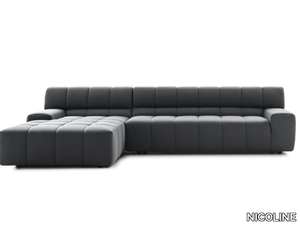 BRIC - Sectional sofa with chaise longue _ NICOLINE