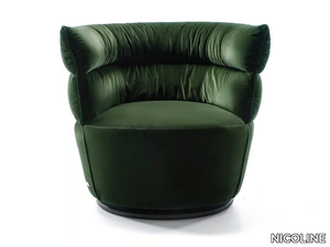 JULIE - Swivel armchair _ NICOLINE