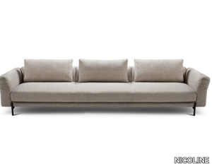 PENTA - 3 seater fabric sofa _ NICOLINE