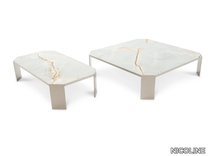 PICASSO - Rectangular marble coffee table _ NICOLINE