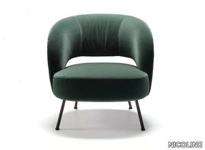 SOUFFLE' - Fabric armchair _ NICOLINE