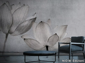 CANVAS / LOTUS - Vinyl or fyber glass wallpaper _ N.O.W. Edizioni