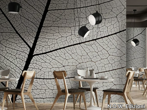 CONCRETE / DRY LEAF - Vinyl or fyber glass wallpaper _ N.O.W. Edizioni