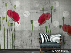 GRUNGE / APRIL - Vinyl or fyber glass wallpaper _ N.O.W. Edizioni