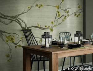 TEXTILE / SAKURA - Vinyl or fyber glass wallpaper _ N.O.W. Edizioni