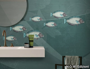 UNDER WATER - Ecological glass-fibre or vinyl wallpaper _ N.O.W. Edizioni