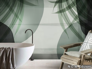 EUCALYPTUS - Tropical glass-fibre wallpaper _ N.O.W. Edizioni