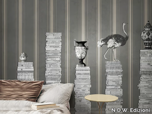 PRIVATE LIBRARY - Motif glass-fibre wallpaper _ N.O.W. Edizioni