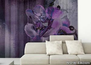 ORCHID WALLPAINT - Vinyl or fyber glass wallpaper _ N.O.W. Edizioni