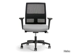 OMNIA 02-03 - Office chair with armrests with 5-Spoke base _ Nahu