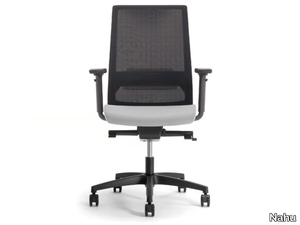 LOGICA 01 - Office chair with castors with 5-Spoke base _ Nahu