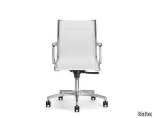 AALBORG AIR 02 - Swivel mesh executive chair with 5-spoke base with armrests _ Nahu