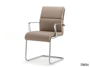 AALBORG SOFT 03 - Cantilever chair with armrests _ Nahu