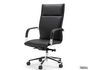 BERLIN 01 - Swivel high-back executive chair with 5-spoke base _ Nahu