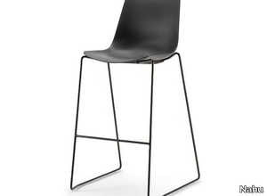 JAVA PLASTIC STOOL - Sled base barstool _ Nahu