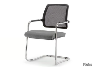 KOS AIR 01 - Cantilever chair with armrests _ Nahu