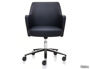WRAP 03 - Office chair with castors with 5-Spoke base _ Nahu
