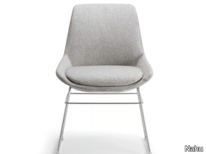 CRYSTAL 01 S - Sled base upholstered chair _ Nahu