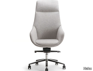 CRYSTAL EXECUTIVE 01 - Upholstered executive chair with headrest _ Nahu