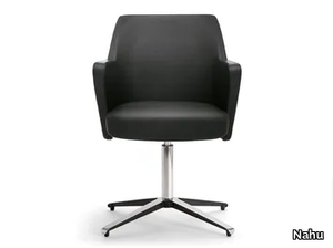 WRAP 04 - With 4-spoke base chair with armrests _ Nahu